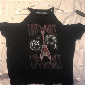 Off the shoulder shirt